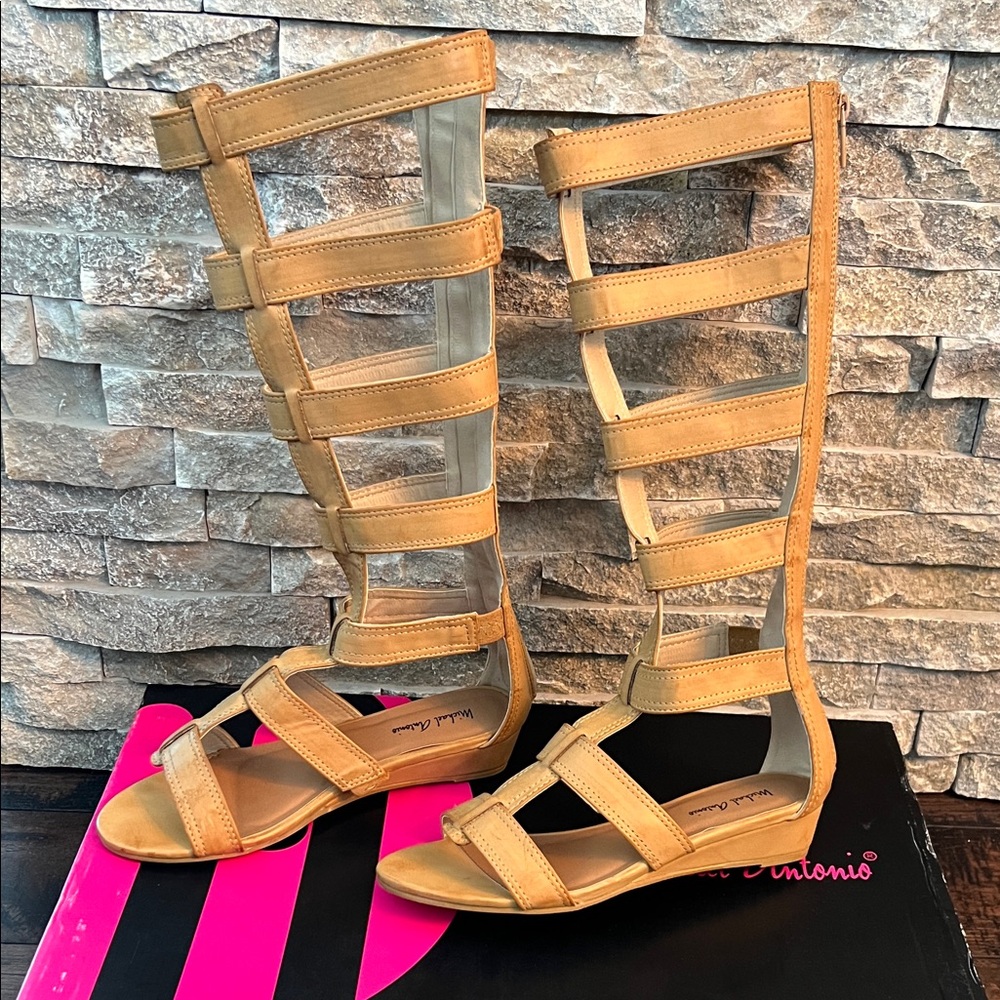 Camel color Gladiator Sandals
